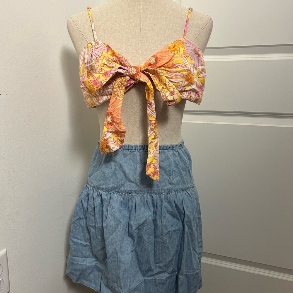 Floral Crop Top